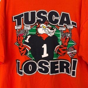 vintage auburn university tigers 2002 iron bowl champions t-shirt size xl